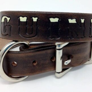 Irish Stout Leather Dog Collar