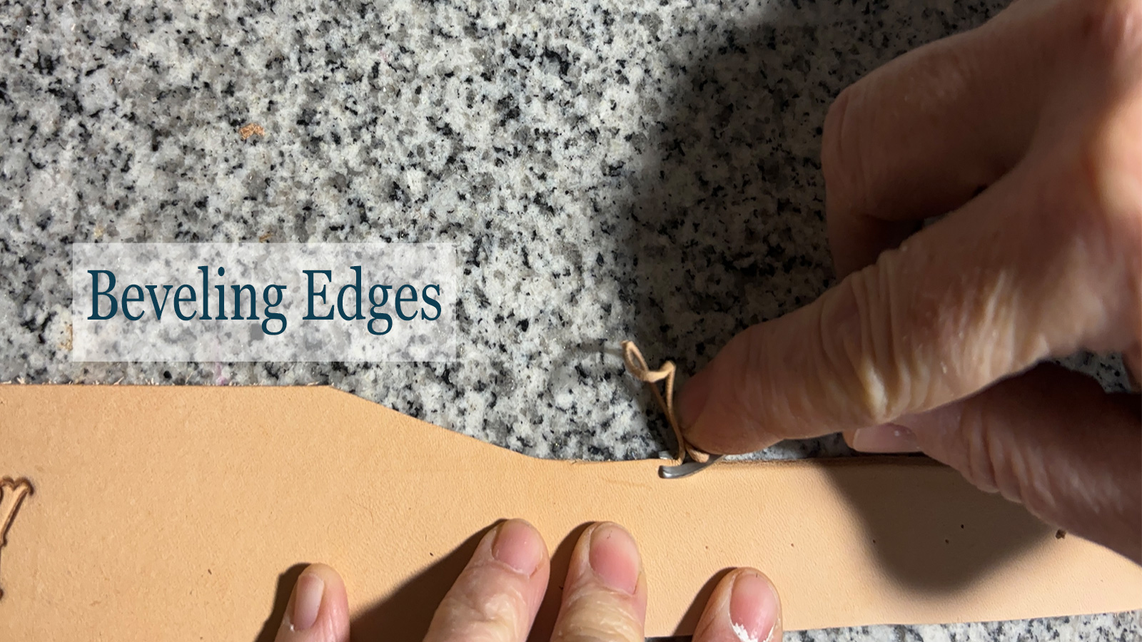 Edged are beveled and burnished