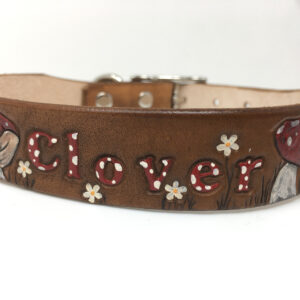Mushroom Personalized Dog Collar